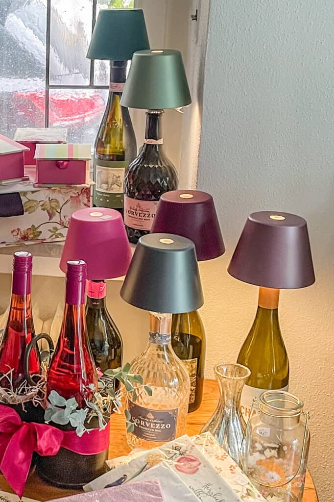 Fischer Weine - Flaschenleuchten